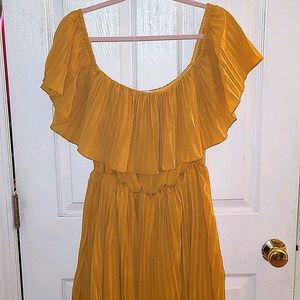 Off Shoulder Tiered Maxi Dress